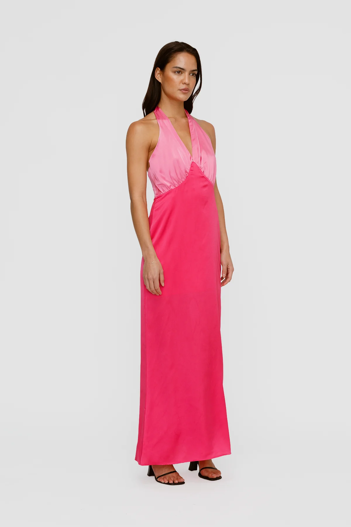 Oahu Slip Dress - Hot Pink - Image 3