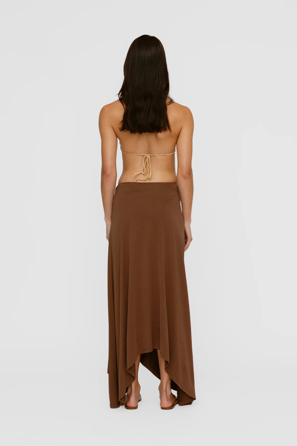 Piero Maxi Skirt - Chocolate - Image 5