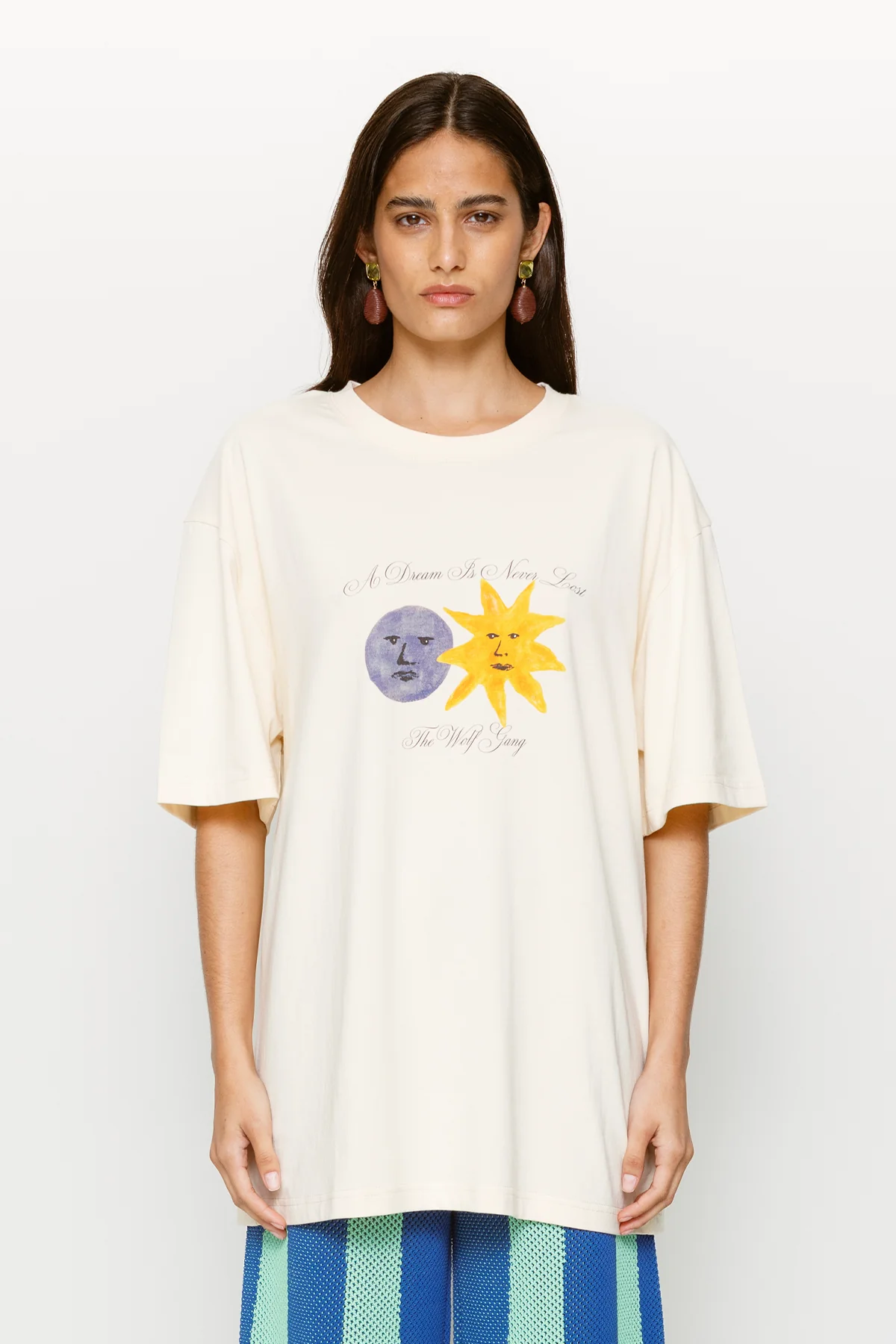 Relaxed Camiseta T-shirt - Cream