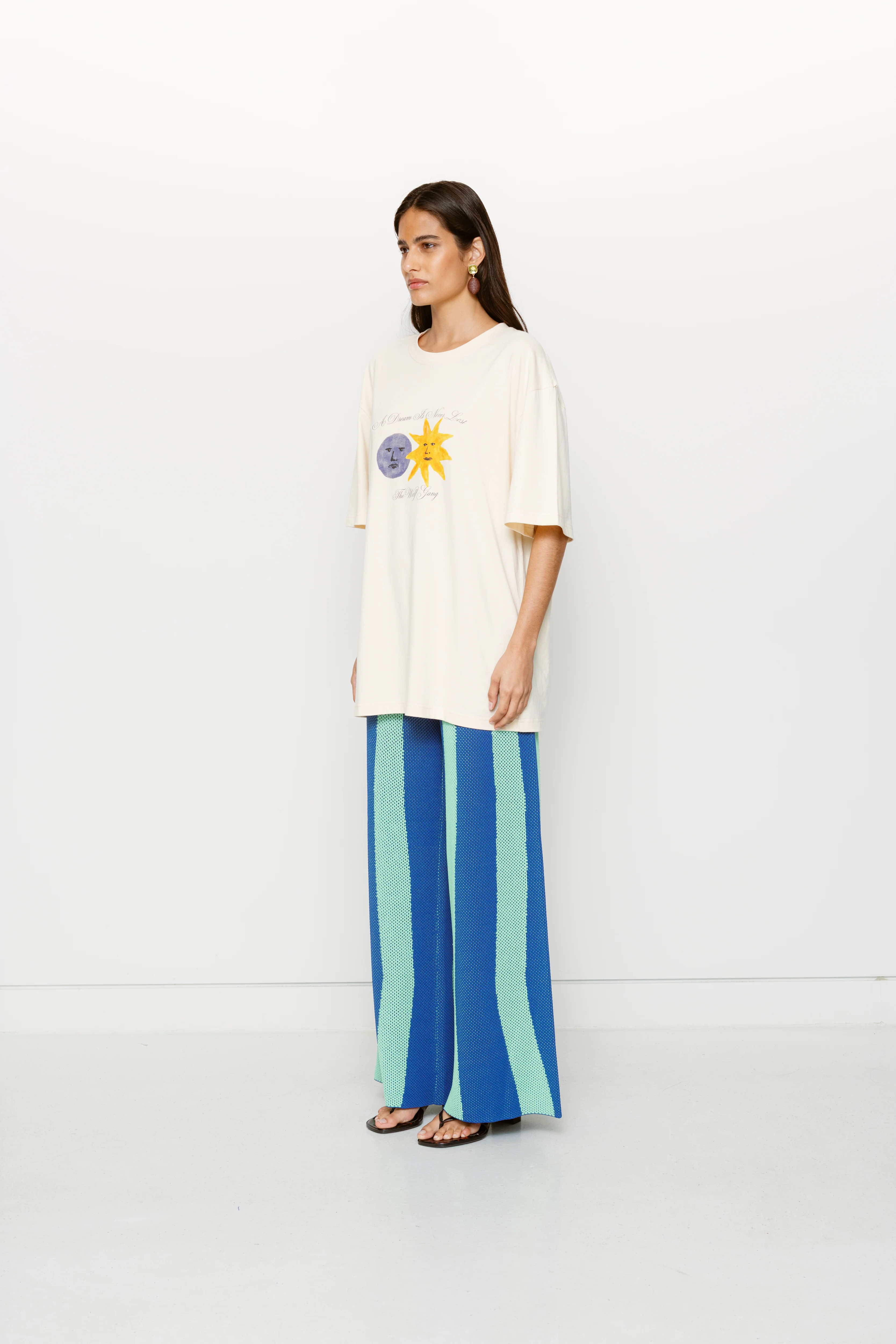 Relaxed Camiseta T-shirt - Cream - Image 3
