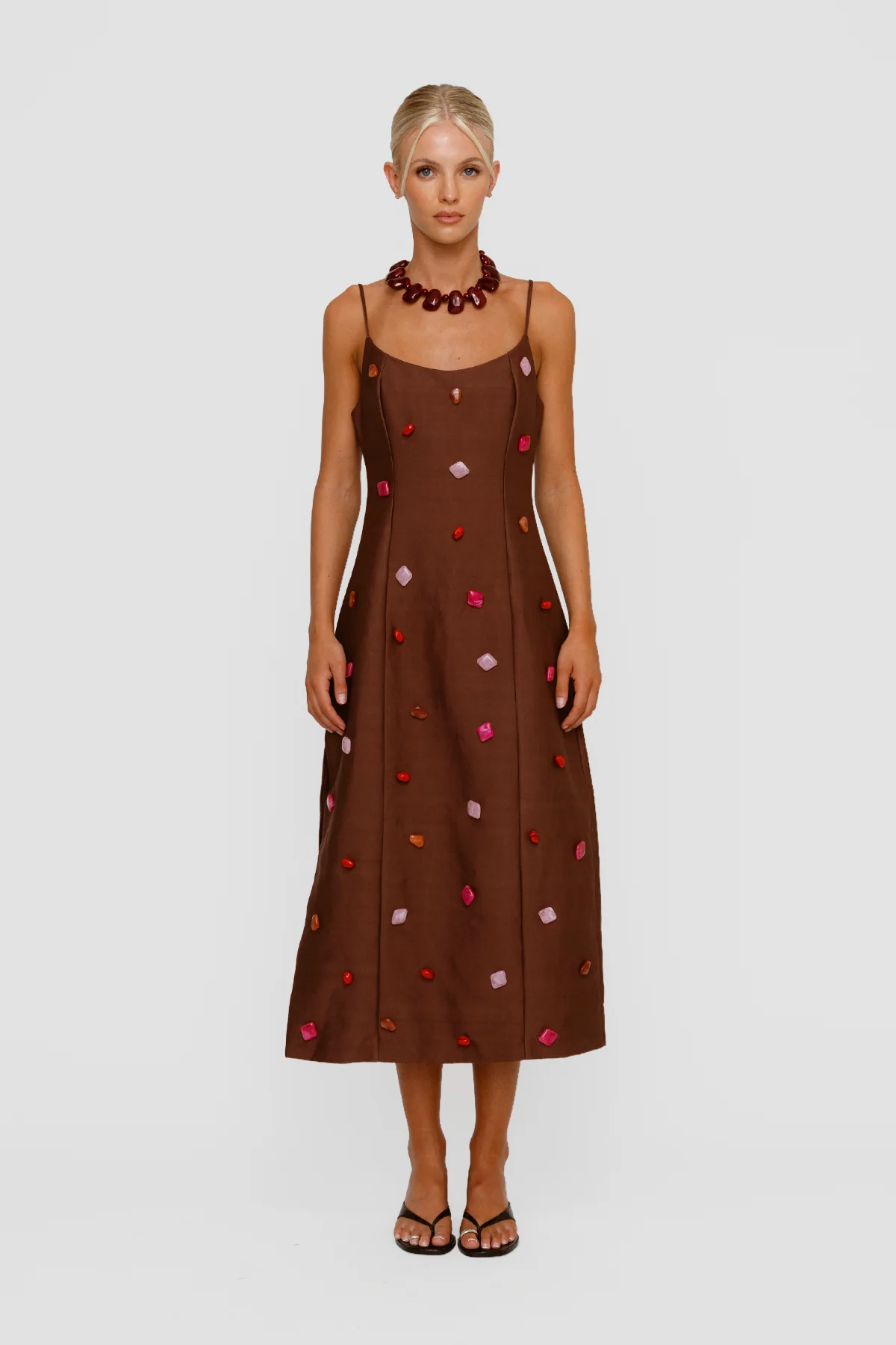 Romy Maxi Dress - Chocolate