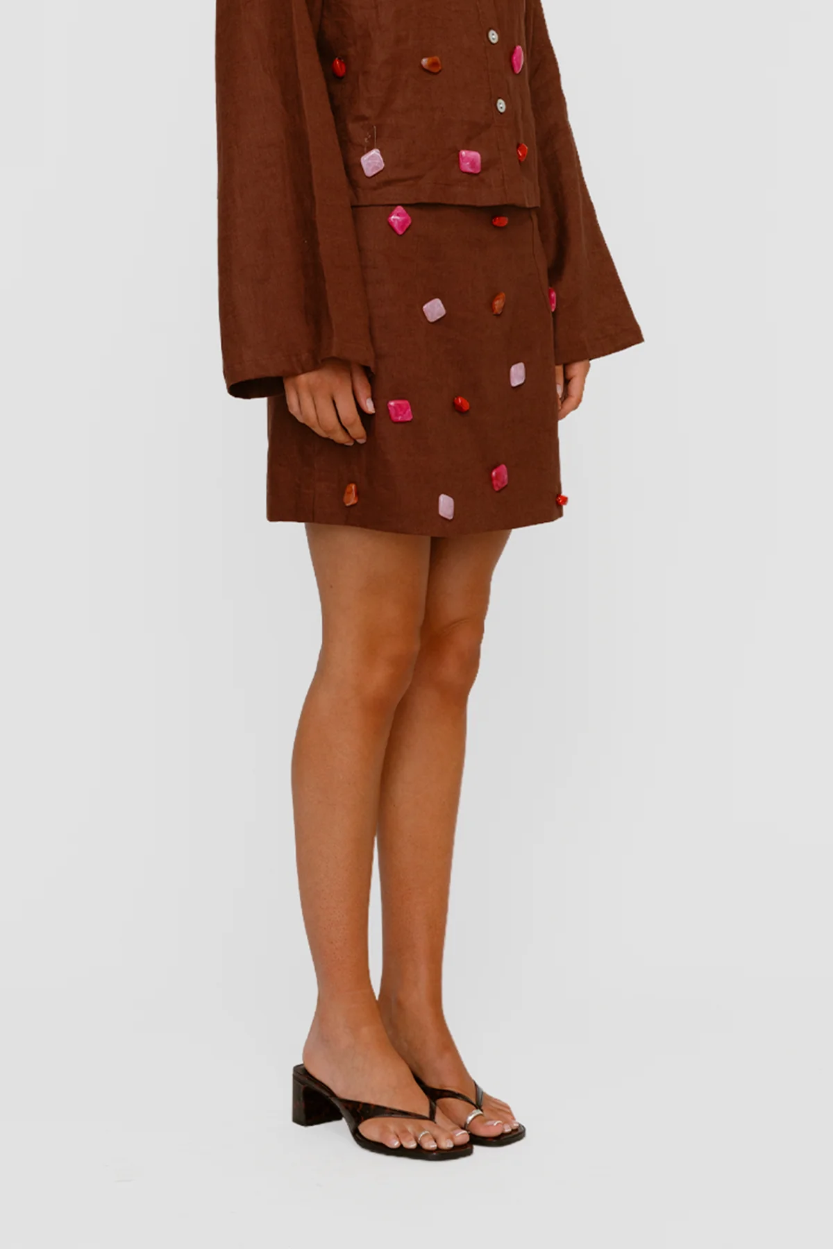 Romy Skirt - Chocolate - Image 5