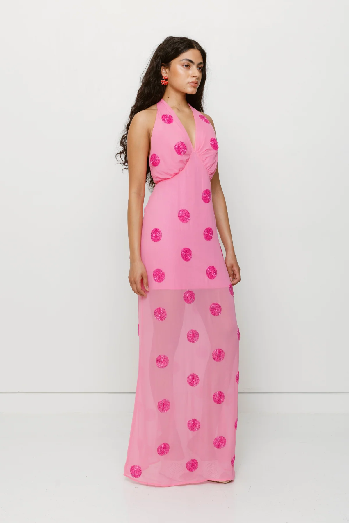 Sanja Slip Dress - Candy - Image 4