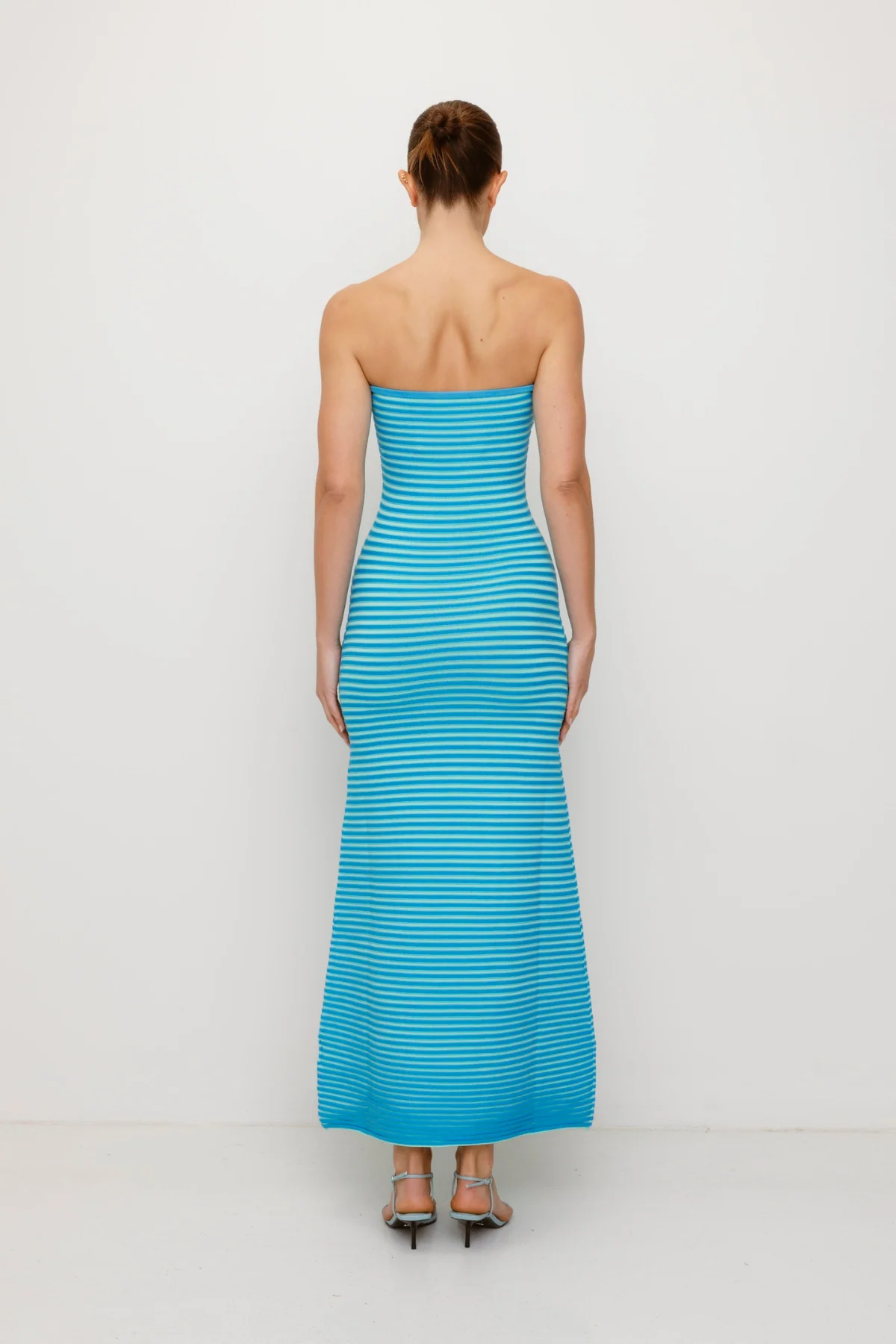 Sunmor Knit Maxi Dress - Aqua - Image 5