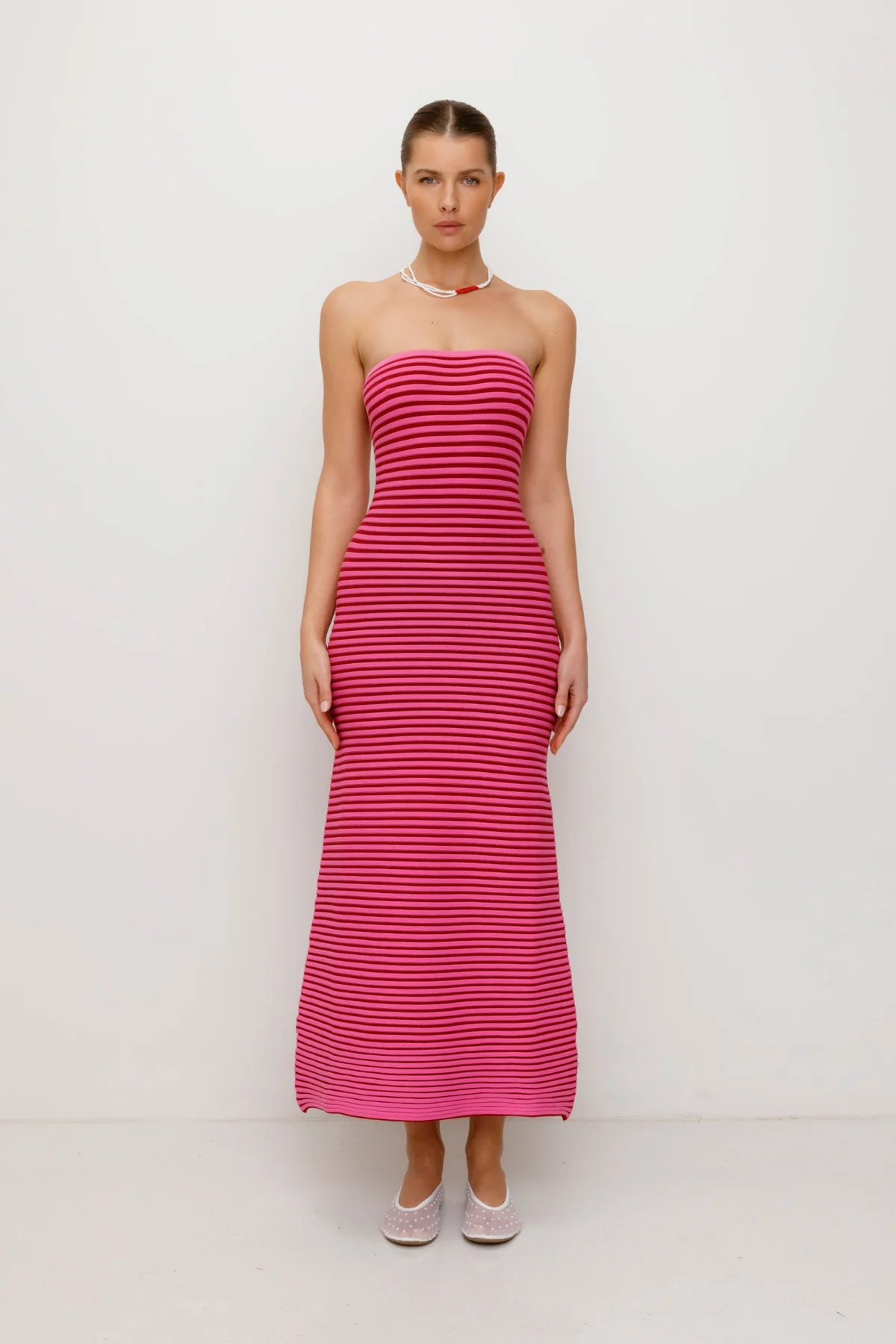 Sunmor Knit Maxi Dress - Candy - Image 5