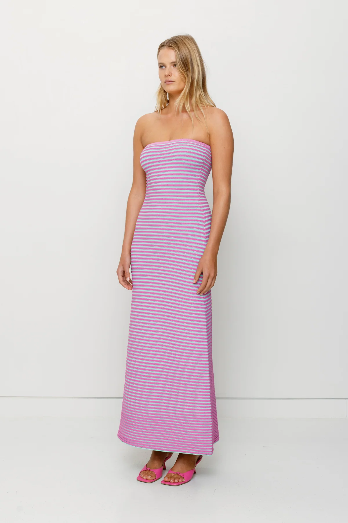 Sunmor Knit Maxi Dress - Lavender - Image 3