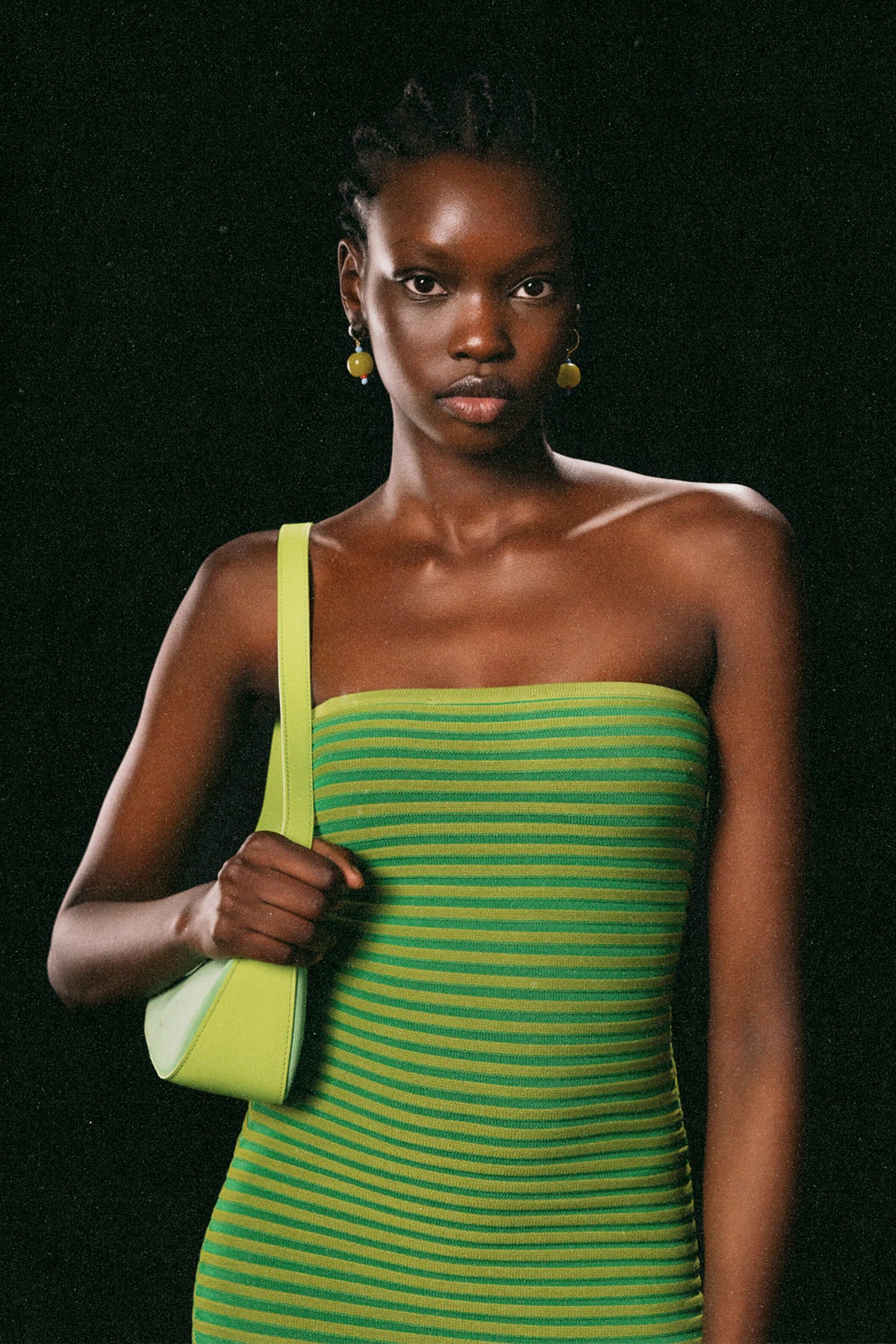 Sunmor Knit Maxi Dress - Lime - Image 7