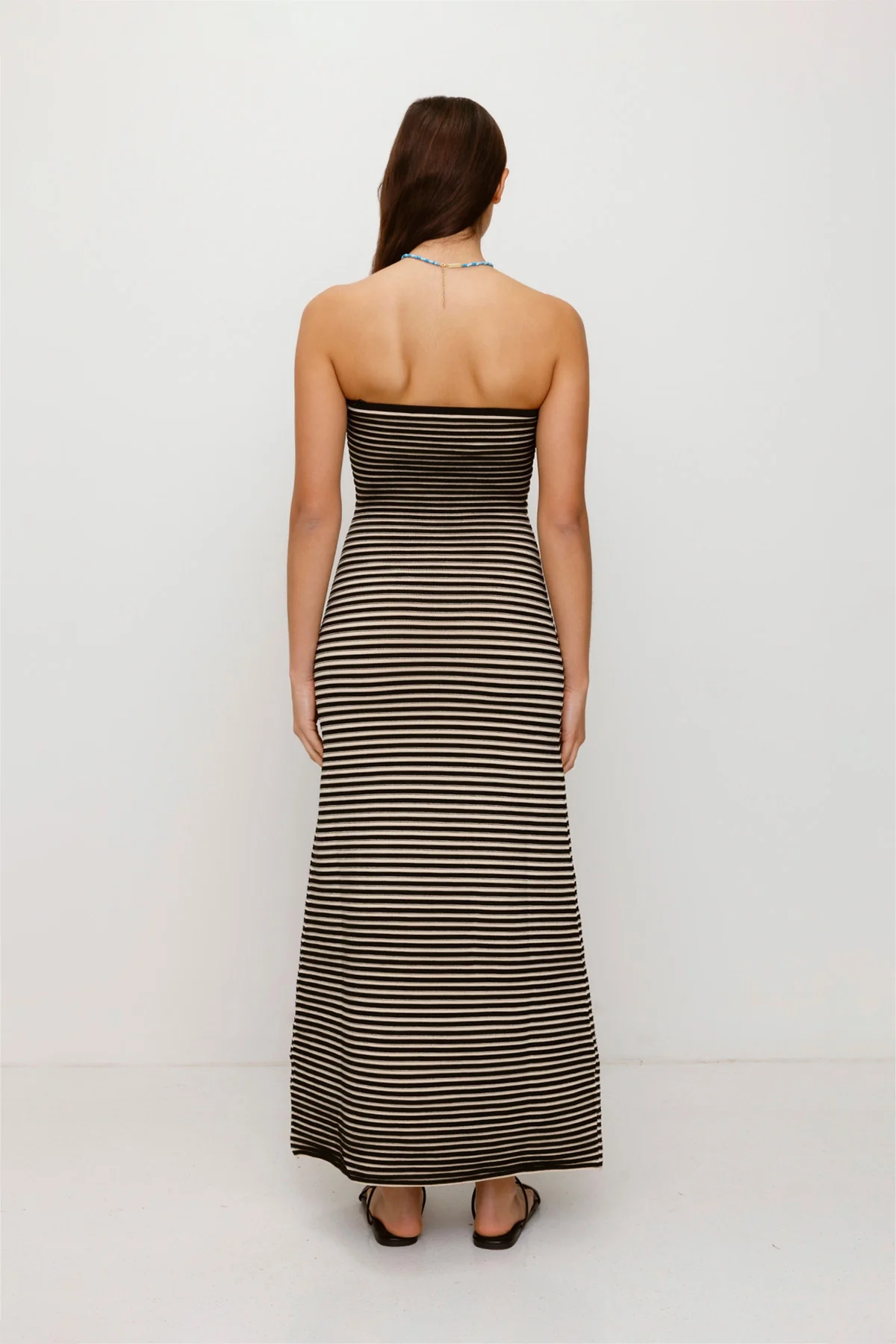 Sunmor Knit Maxi Dress - Noir - Image 3