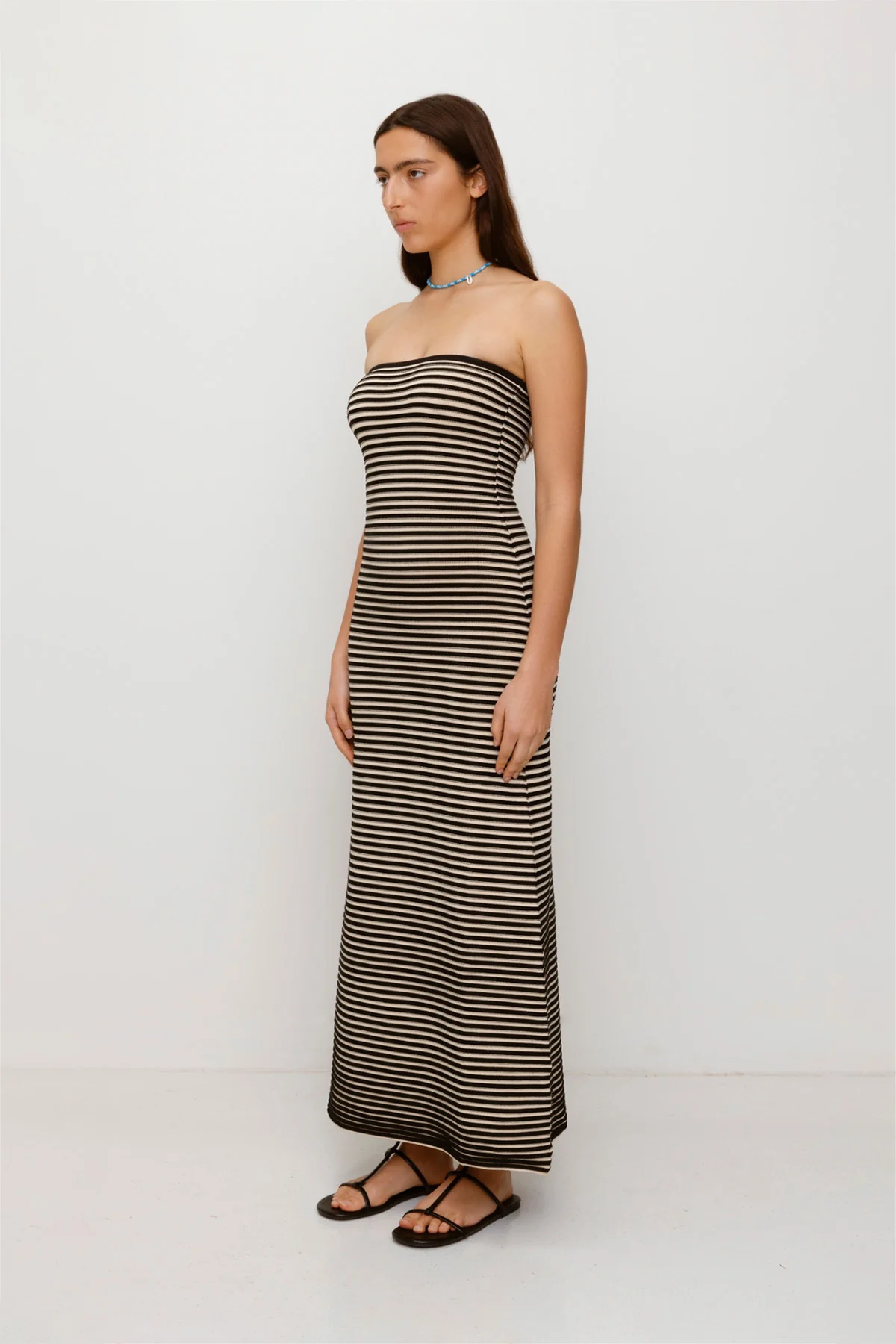 Sunmor Knit Maxi Dress - Noir - Image 4