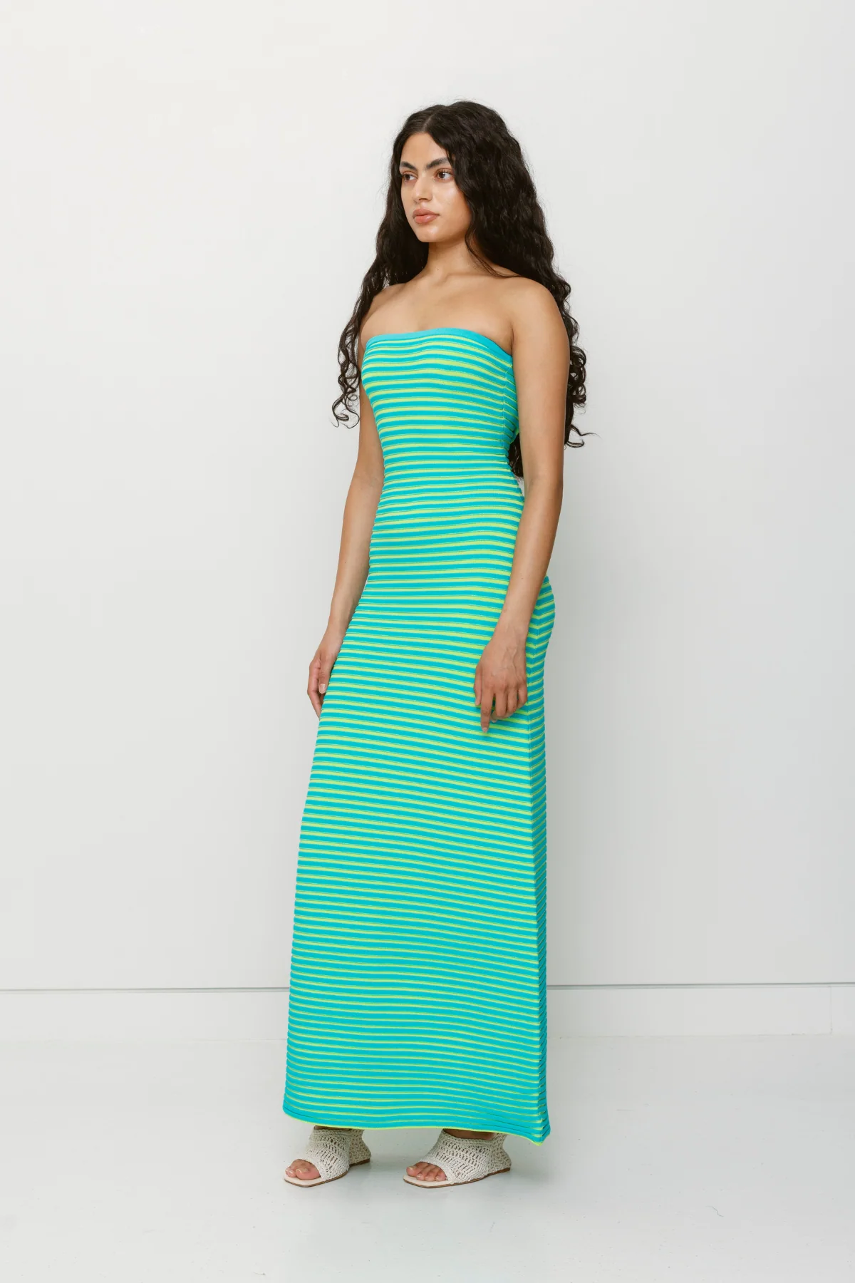Sunmor Knit Maxi Dress - Ocean - Image 4