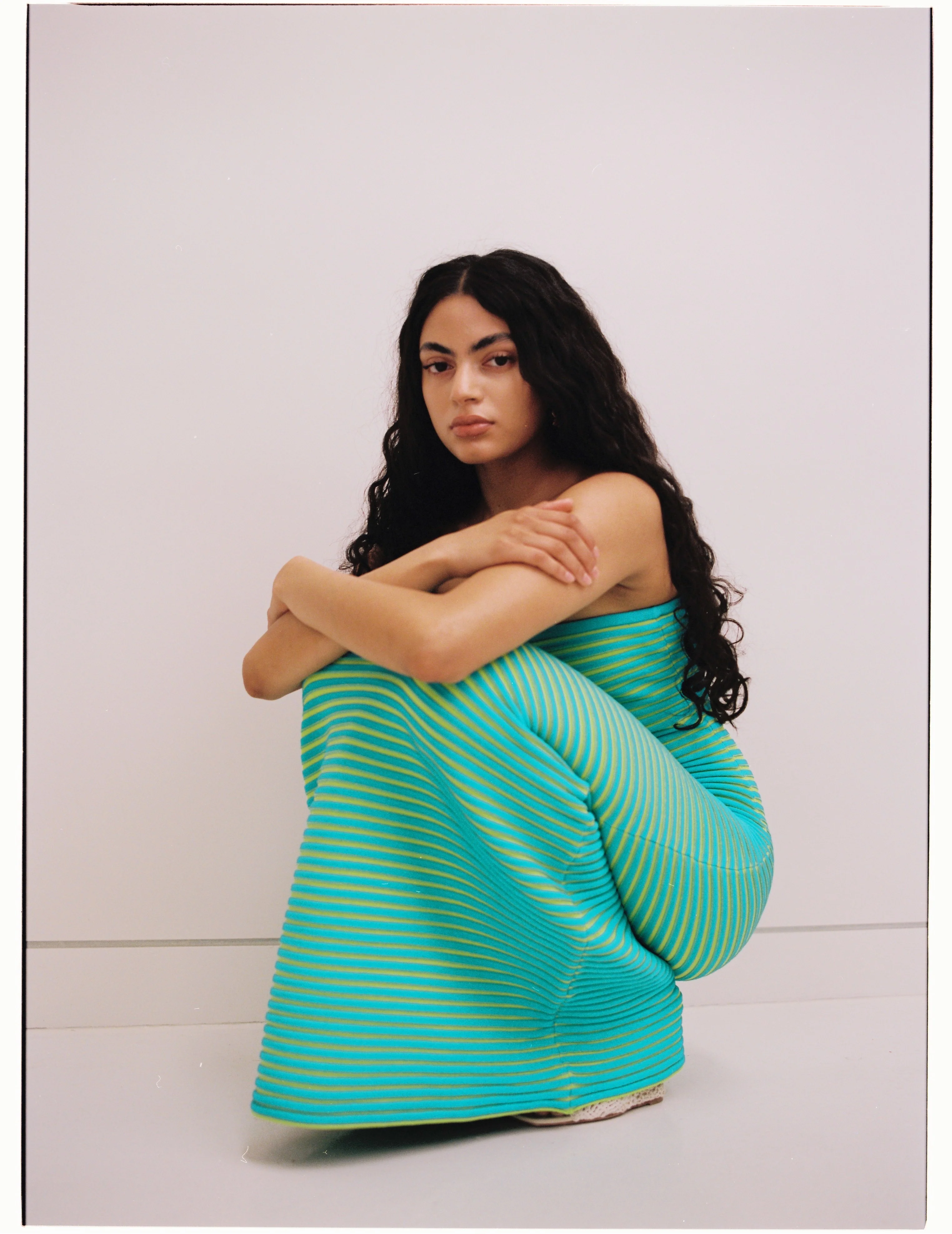 Sunmor Knit Maxi Dress - Ocean - Image 6