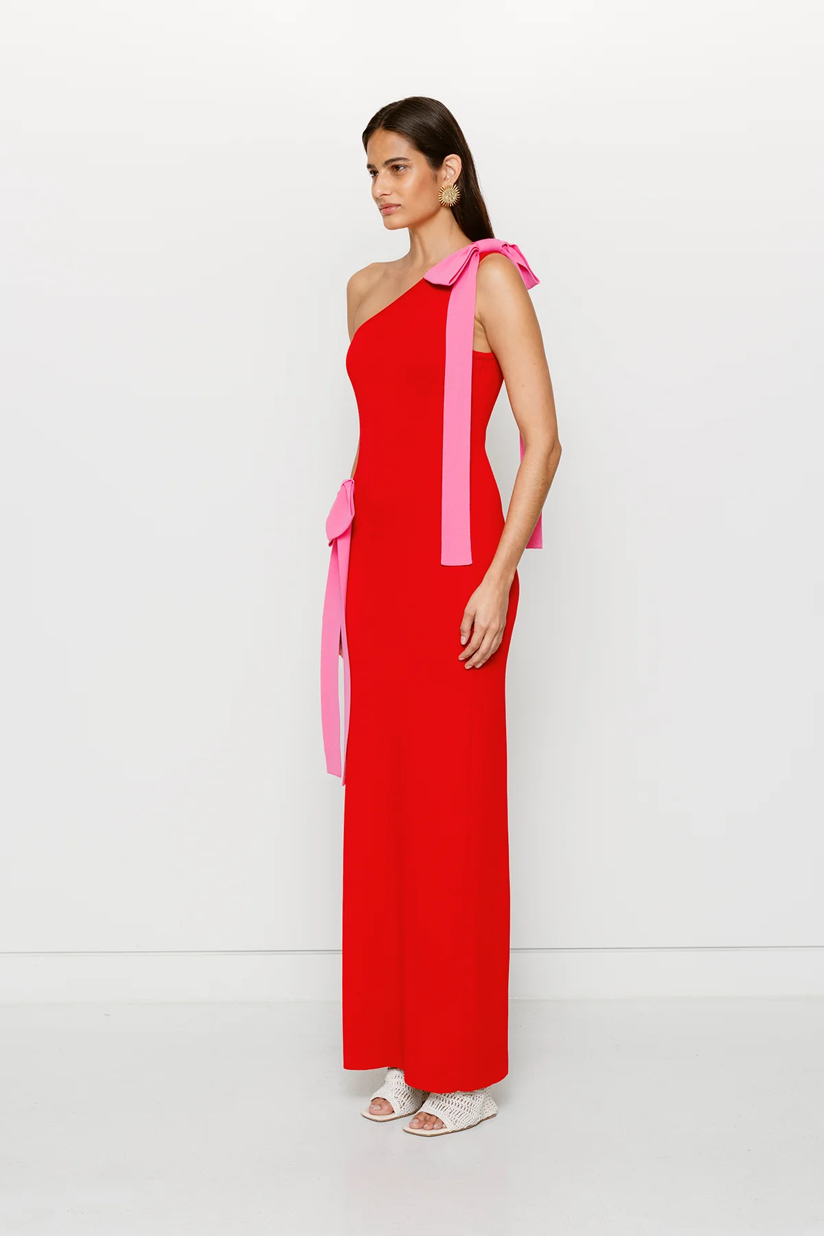 Tacha Maxi Dress - Cherry - Image 3