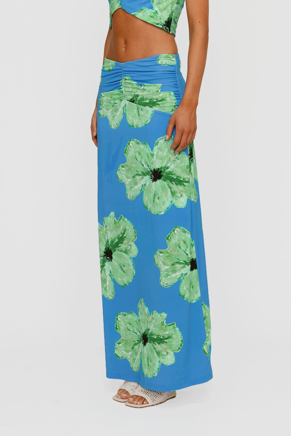 Veda Maxi Skirt - Cornflower - Image 3