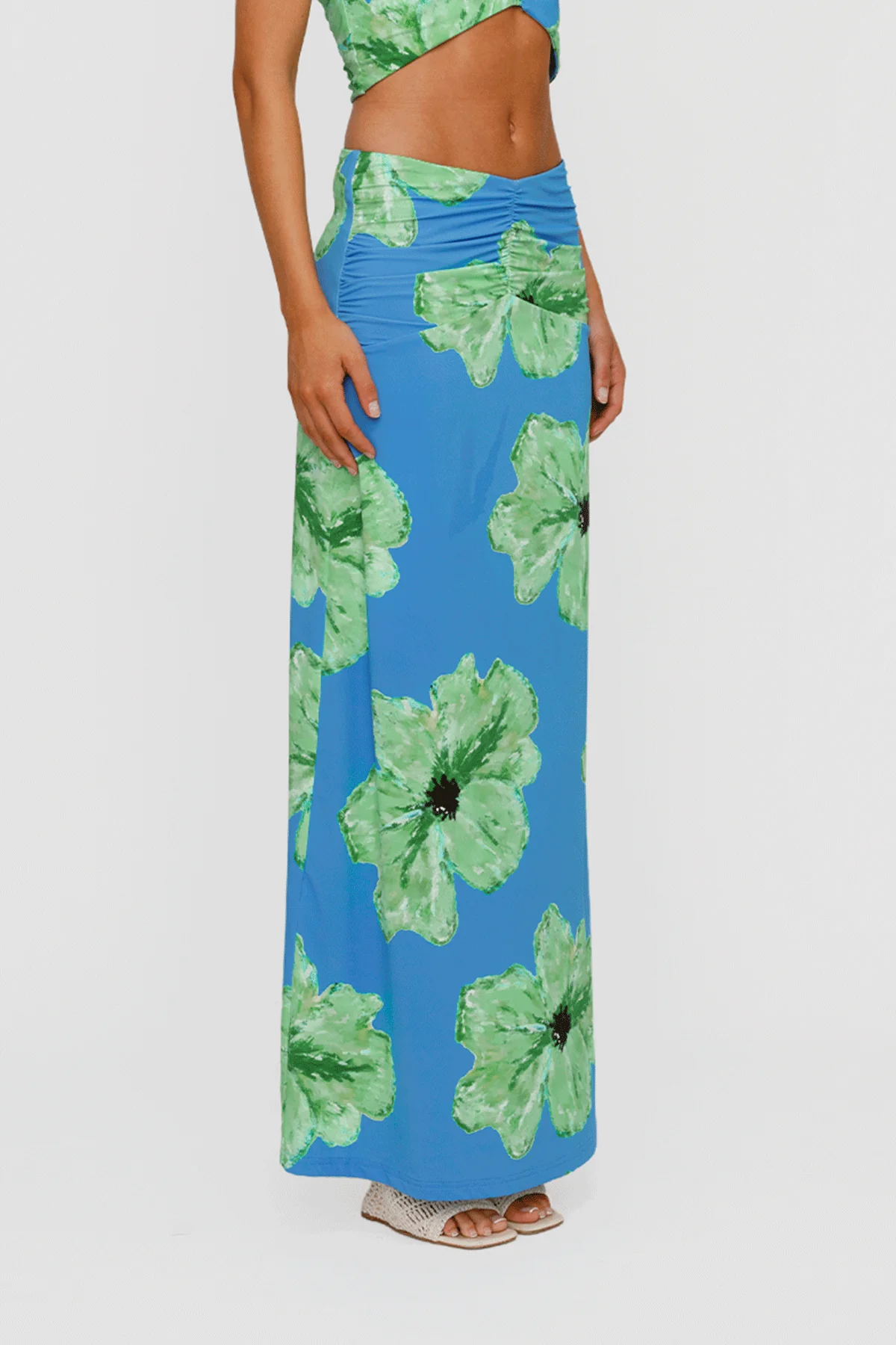Veda Maxi Skirt - Cornflower - Image 4