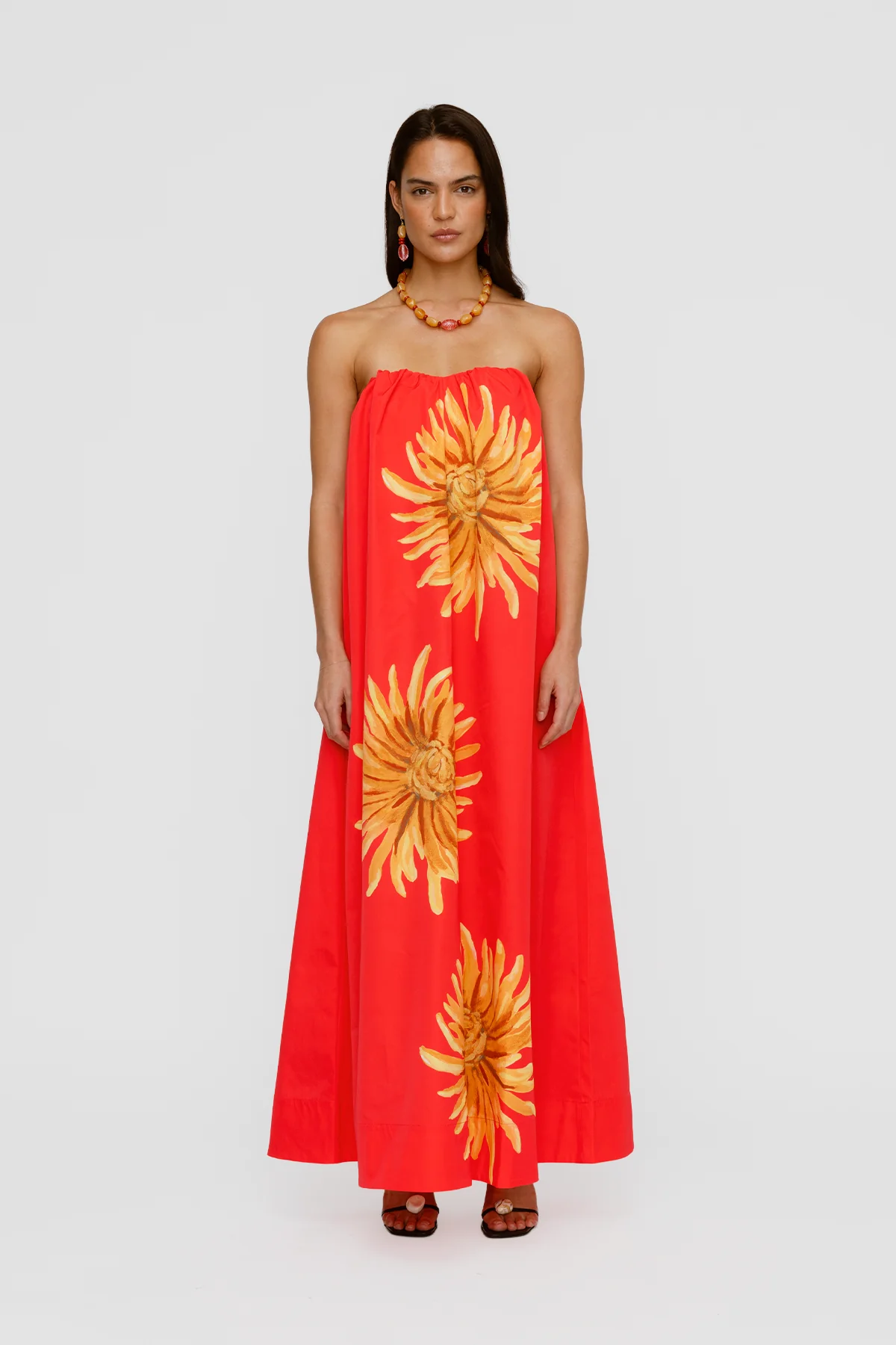Verona Maxi Dress - Rojo Sunflower