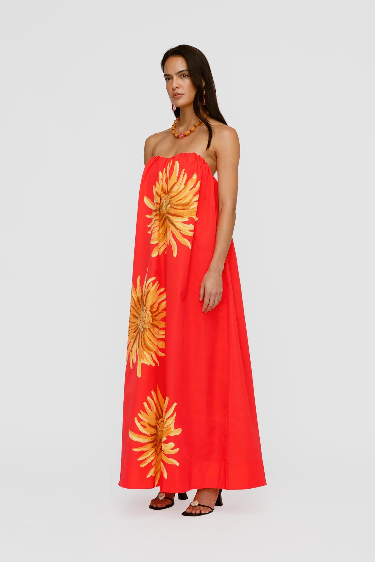 Verona Maxi Dress - Rojo Sunflower - Image 4