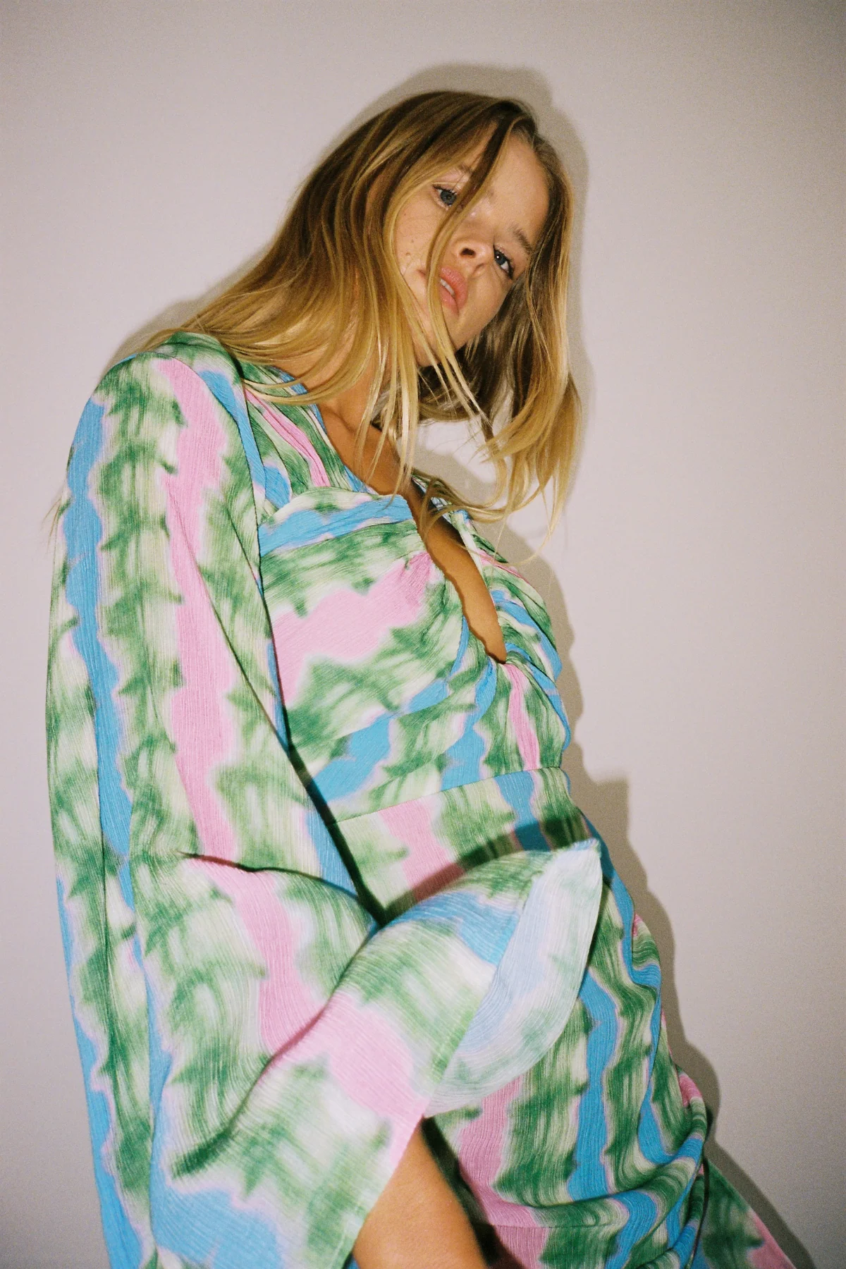 Zoya Mini Dress - Tie Dye Stripe - Image 7