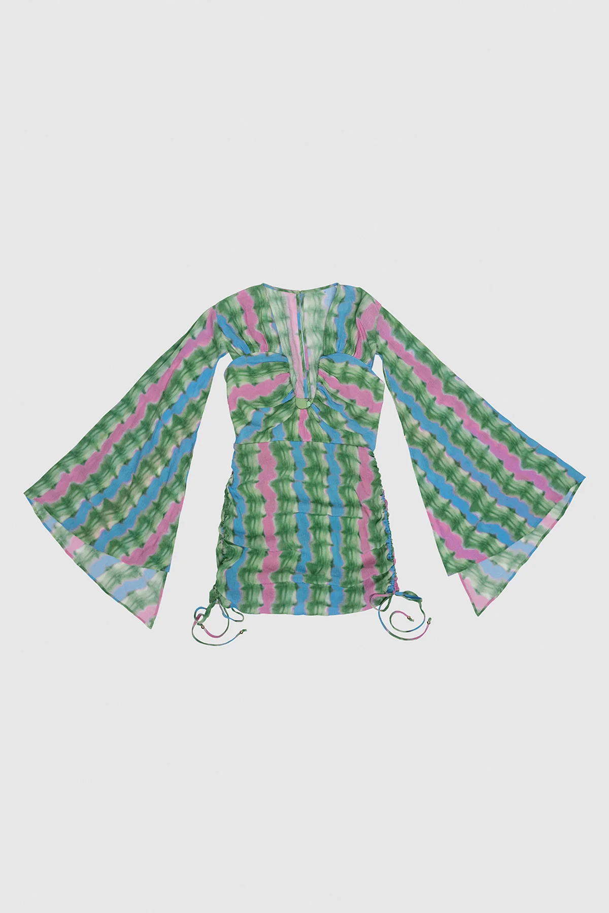 Zoya Mini Dress - Tie Dye Stripe - Image 8